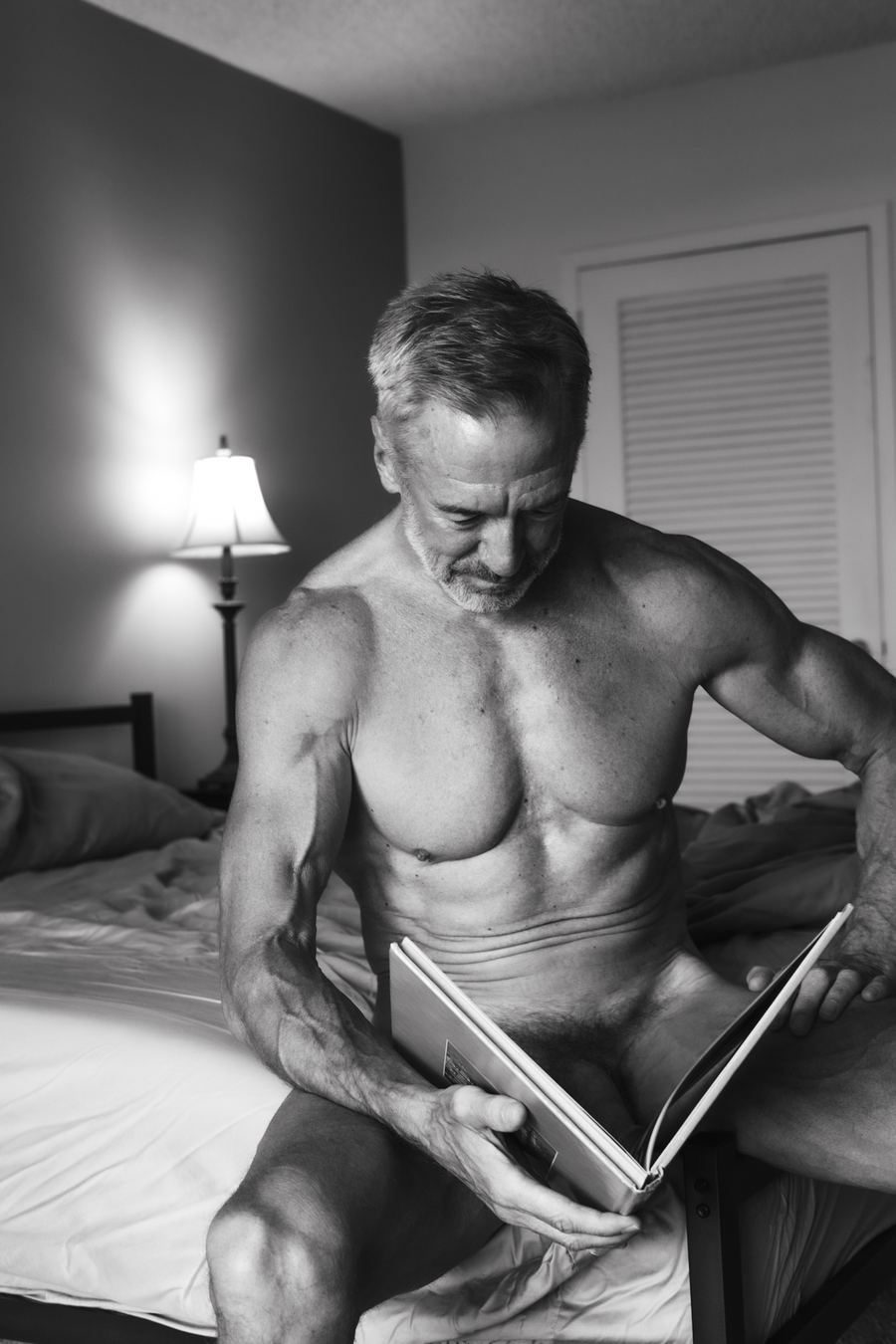 Intimate male portraiture session — tasteful men's boudoir, Varón Portrait Boca Raton & South Florida