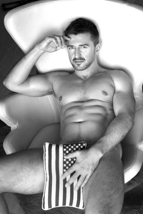 Howard — American flag, editorial portrait, Varón Portrait South Florida